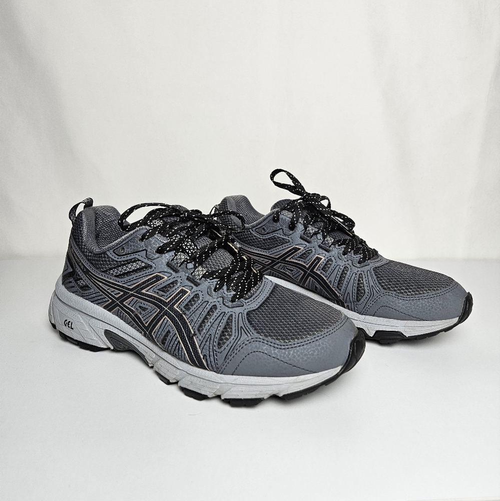 Asics Gel-Venture 7 Trail Running Athletic Sneakers Women's Size 7 Gray